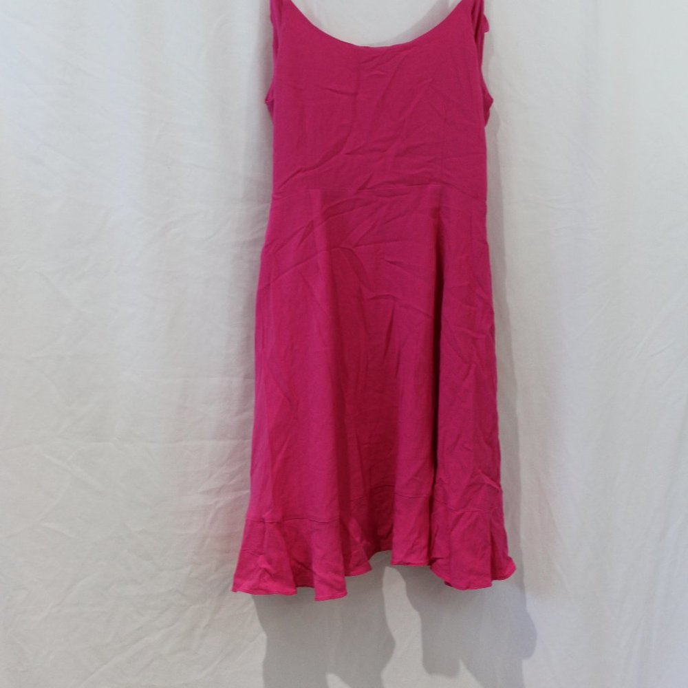 Cupcakes and Cashmere Azalea Pink Ruffle Trim Wrap Mini Dress NWT - Picture 4 of 5